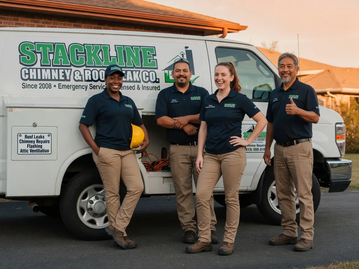 Chimney flashing repair company in Harwood, MO
